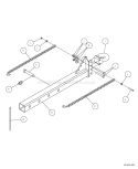Part Location Diagram of 75492-12 Bear Cat Weldment, Hitch Pole W/ Plate